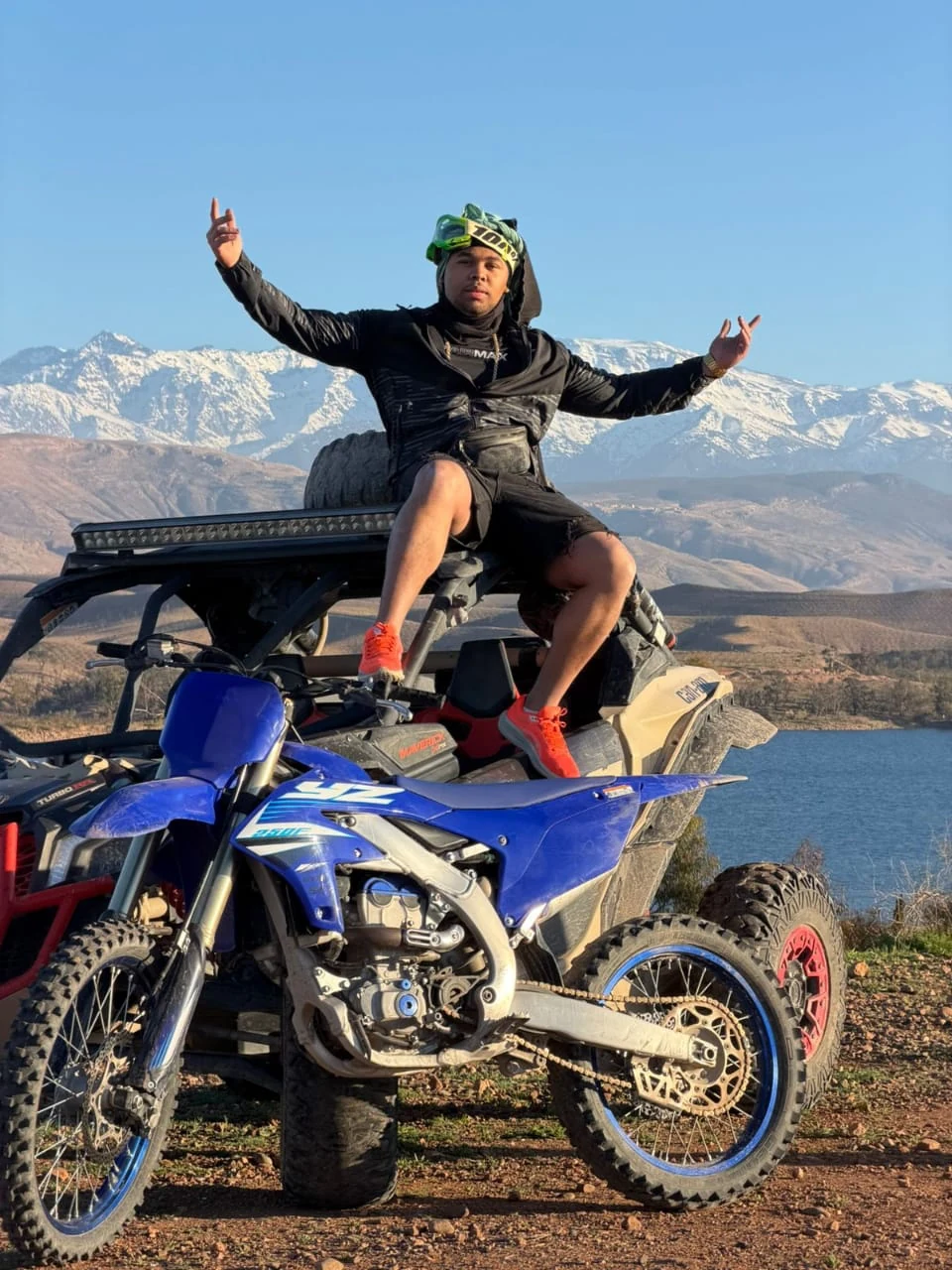 Motocross off-road adventure experience in Marrakech, Morocco.
