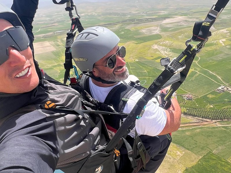Tandem paragliding experience near Marrakech